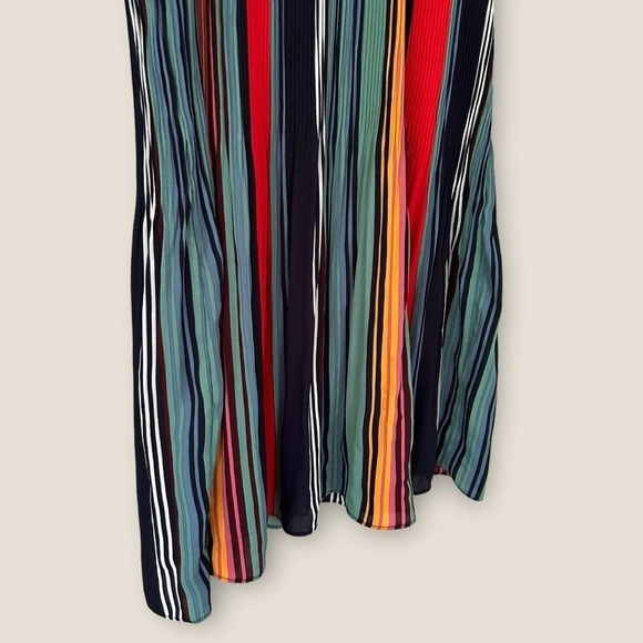 Caroline Belle Striped Pleated Dress - Picture 5 of 13